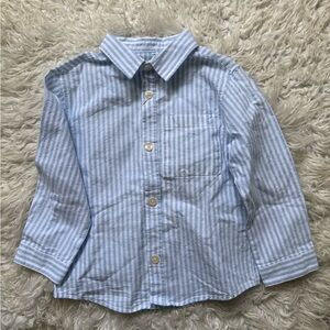 Blue Striped Kids Shirt